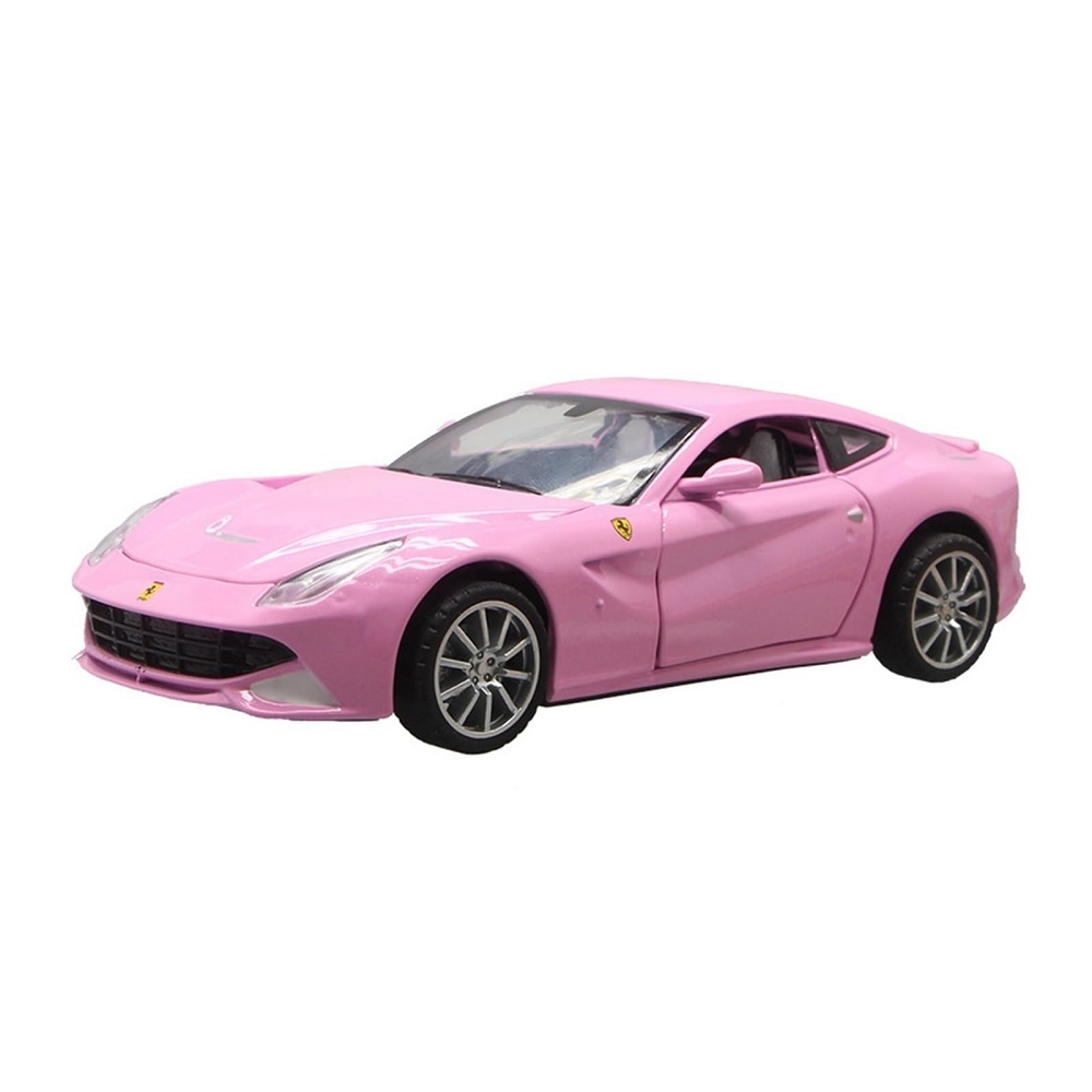 pink ferrari car