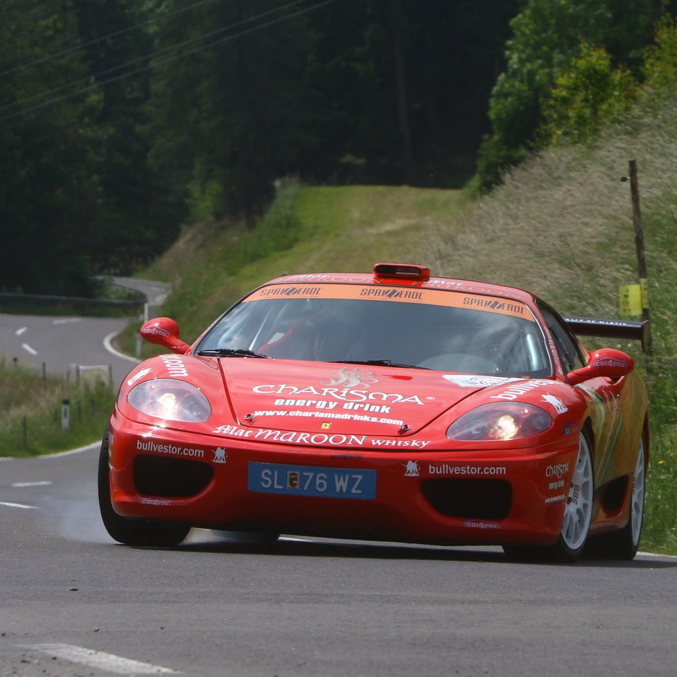 ferrari rally car