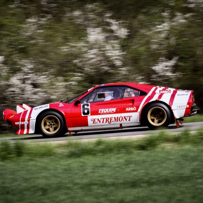 ferrari rally car