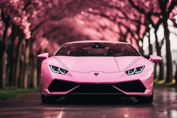 pink lamborghini