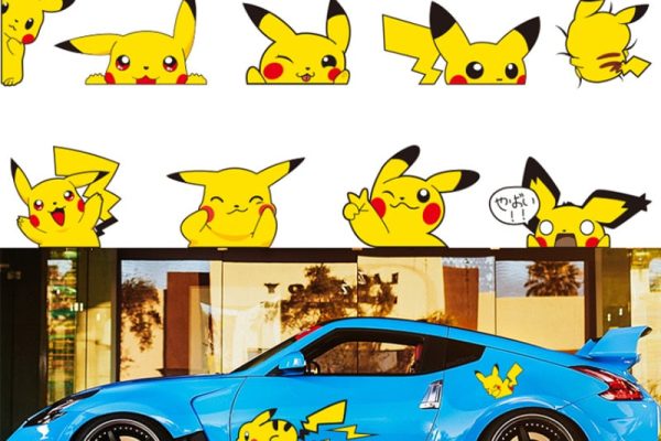 Pikachu Car Sticker