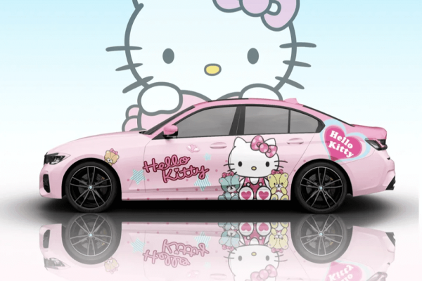 hello kitty car stickers