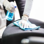 how to get blood out of car seat