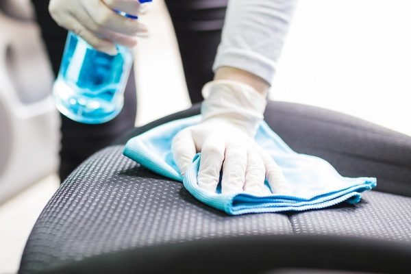 how to get blood out of car seat