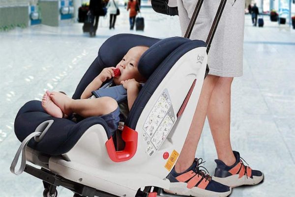 how to travel with car seat and stroller