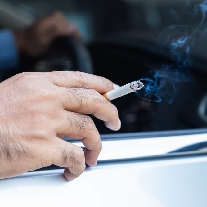 how to fix a cigarette burn in a car seat