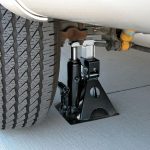 where to put jack stands under car