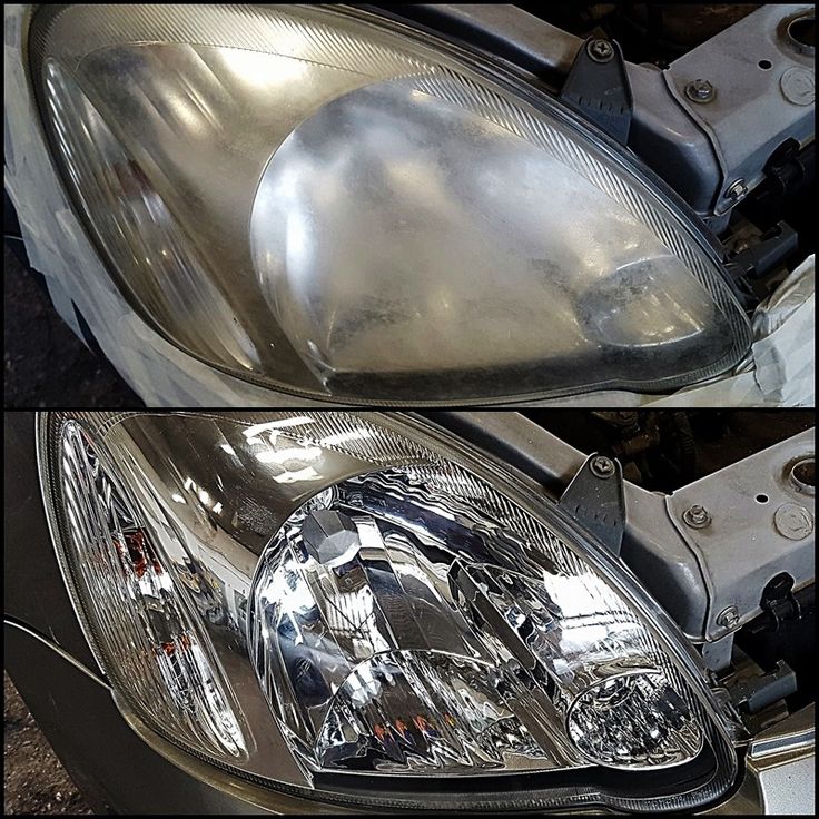 how to clean car headlights home remedy