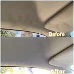how to clean headliner in car