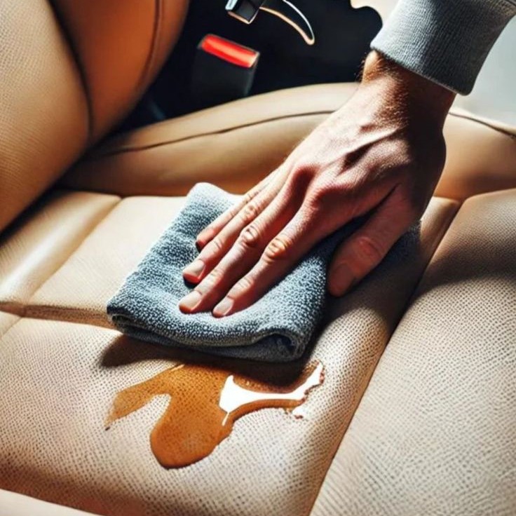 how to clean leather car seats