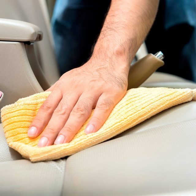 how to clean leather car seats
