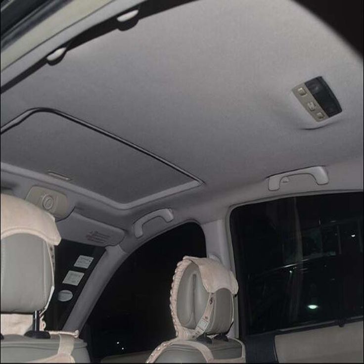 how to clean headliner in car