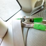 how to clean car seat straps