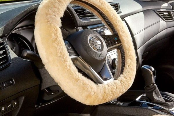 heated steering wheel cover