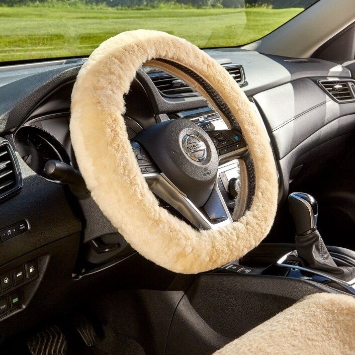 heated steering wheel cover