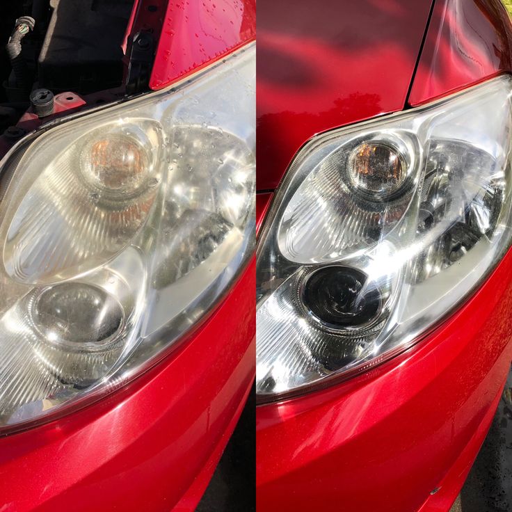 how to clean car headlights home remedy