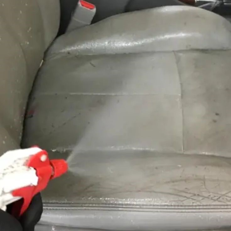 how to clean leather car seats