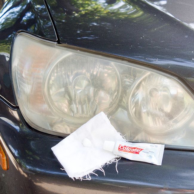 how to clean car headlights