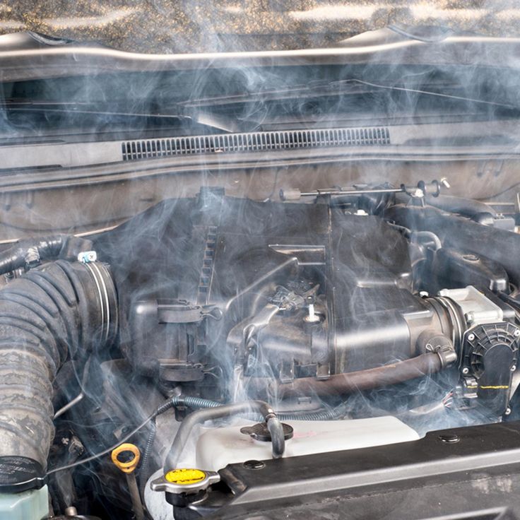 car smells like burning oil