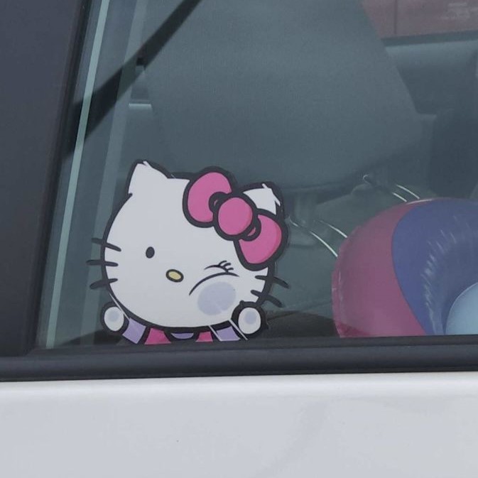 hello kitty car decal