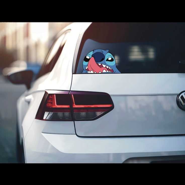stitch car decal