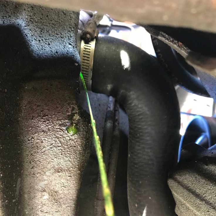 fluid leaking from car