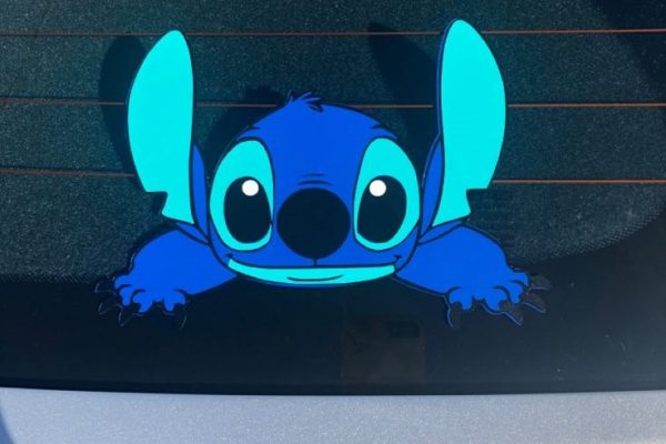 stitch car decal