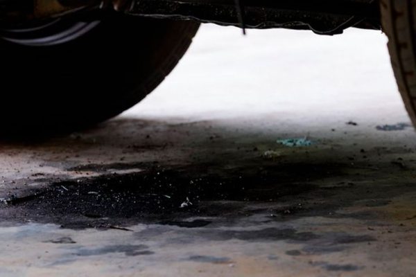 fluid leaking from car