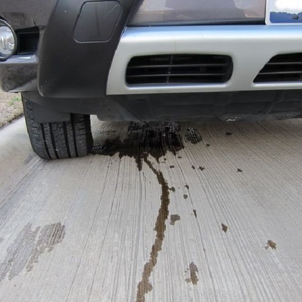 fluid leaking from car