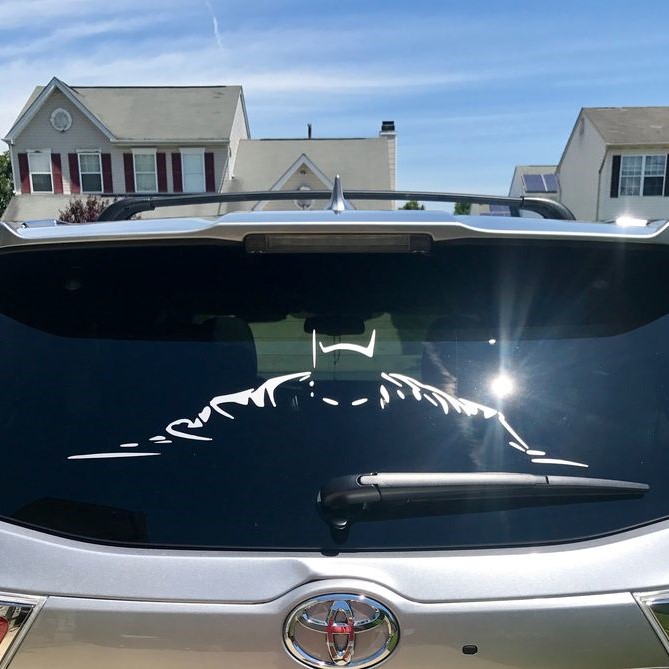 batman car decal