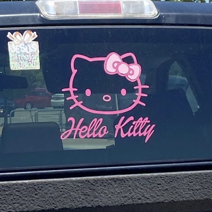 hello kitty car decal