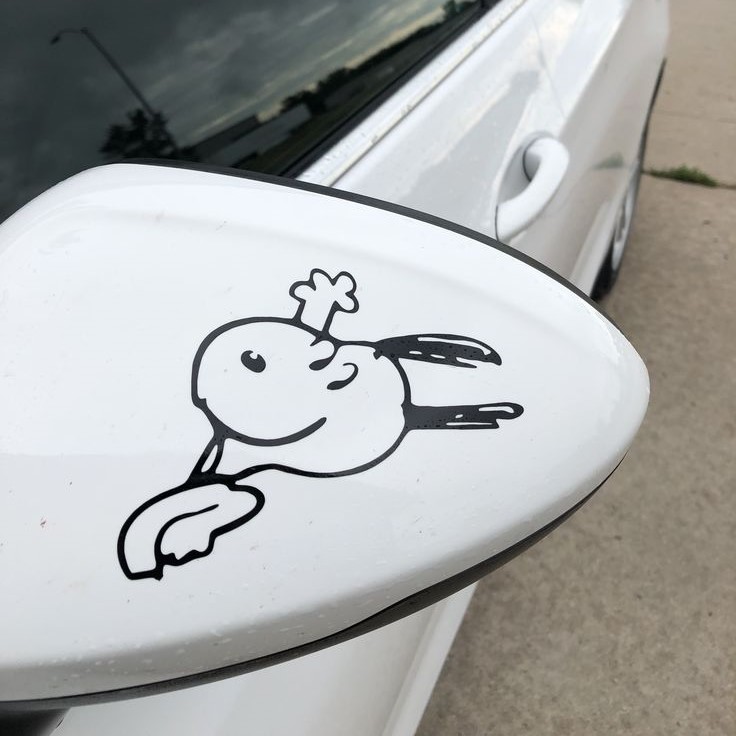 snoopy car decal