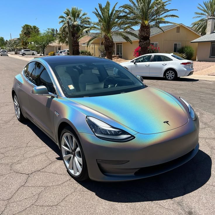 tesla car wrap