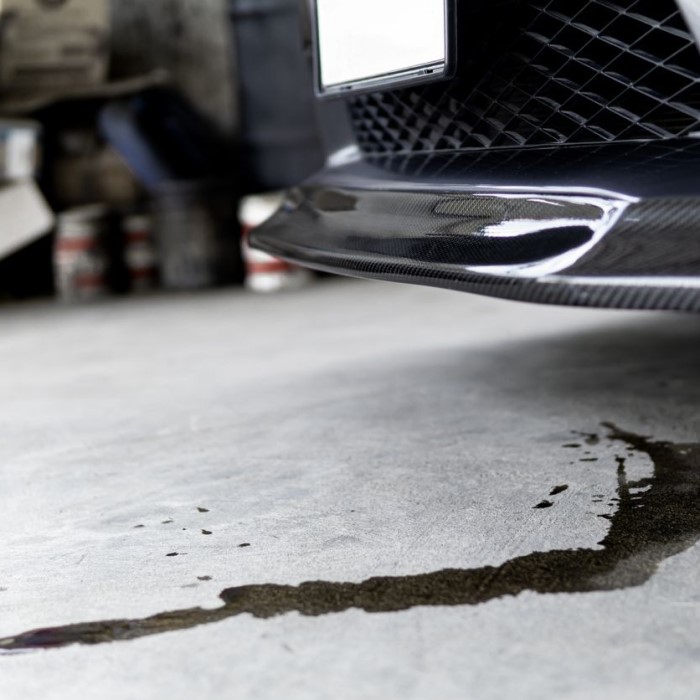 car leaking oil when parked