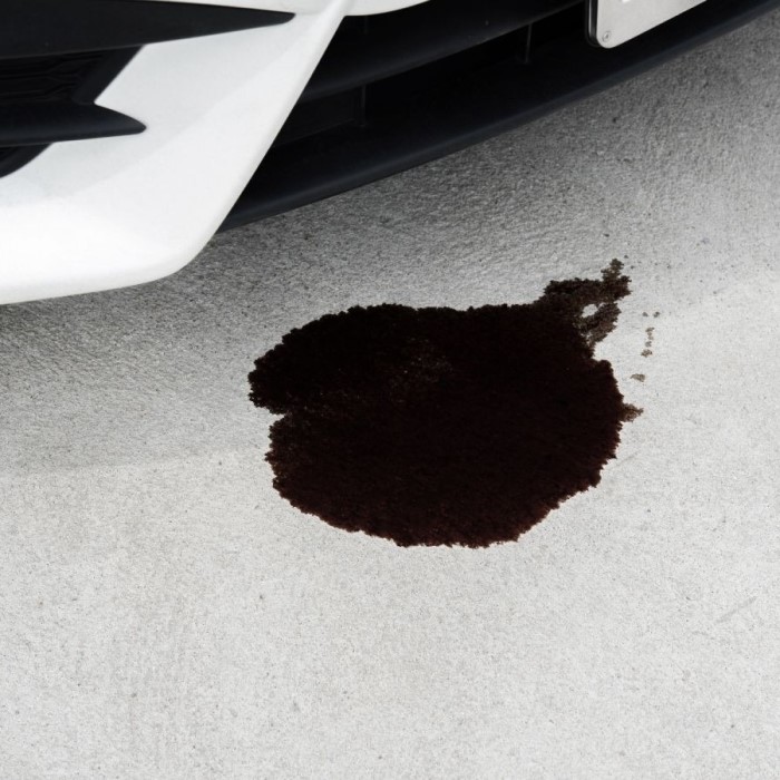 car leaking oil when parked