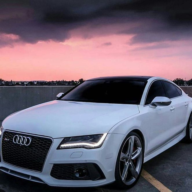 white car