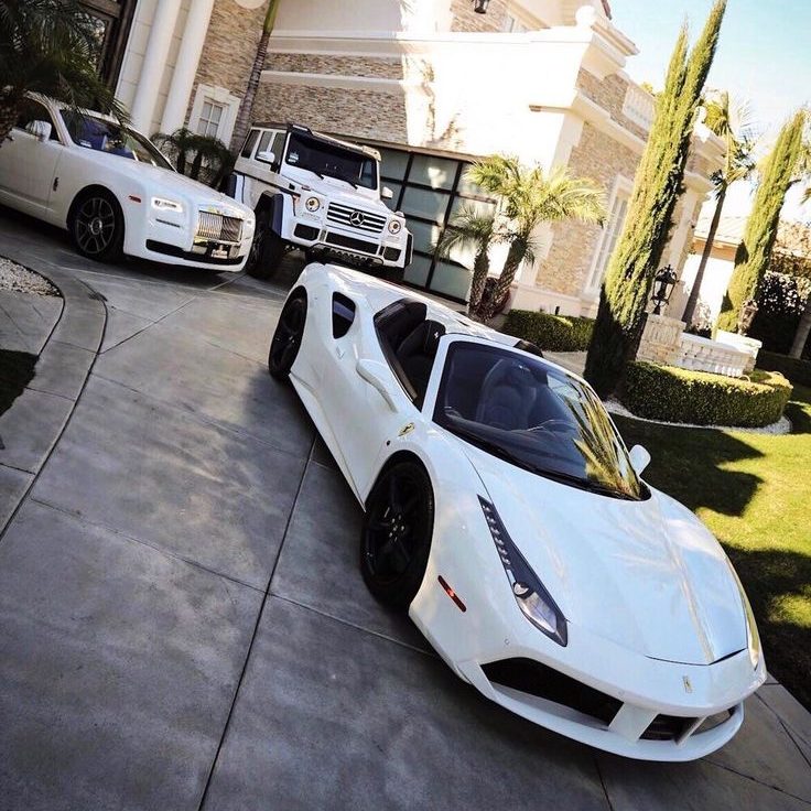 white car