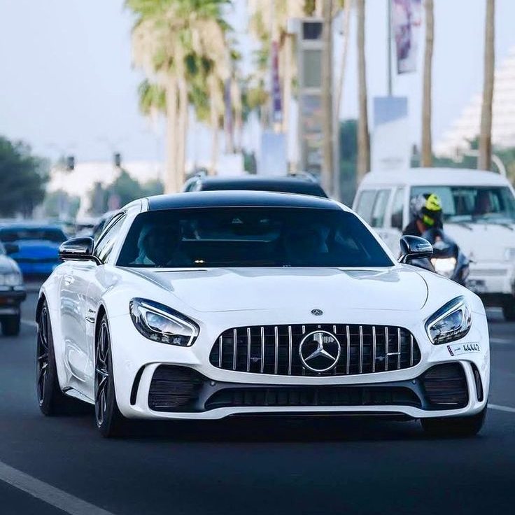 white car