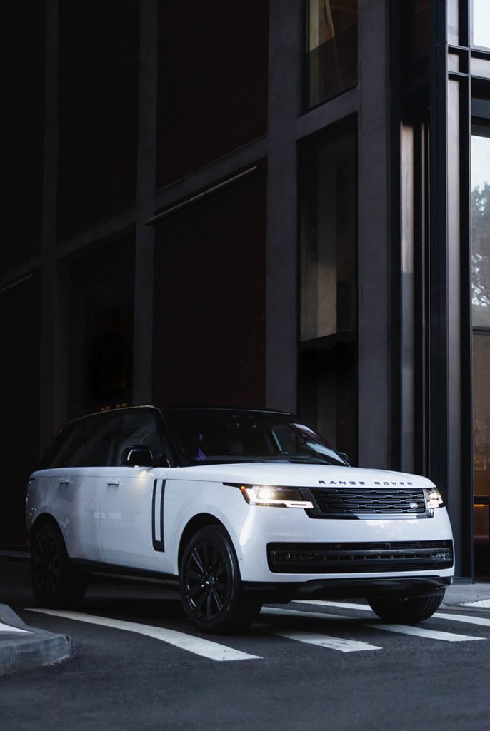 white car