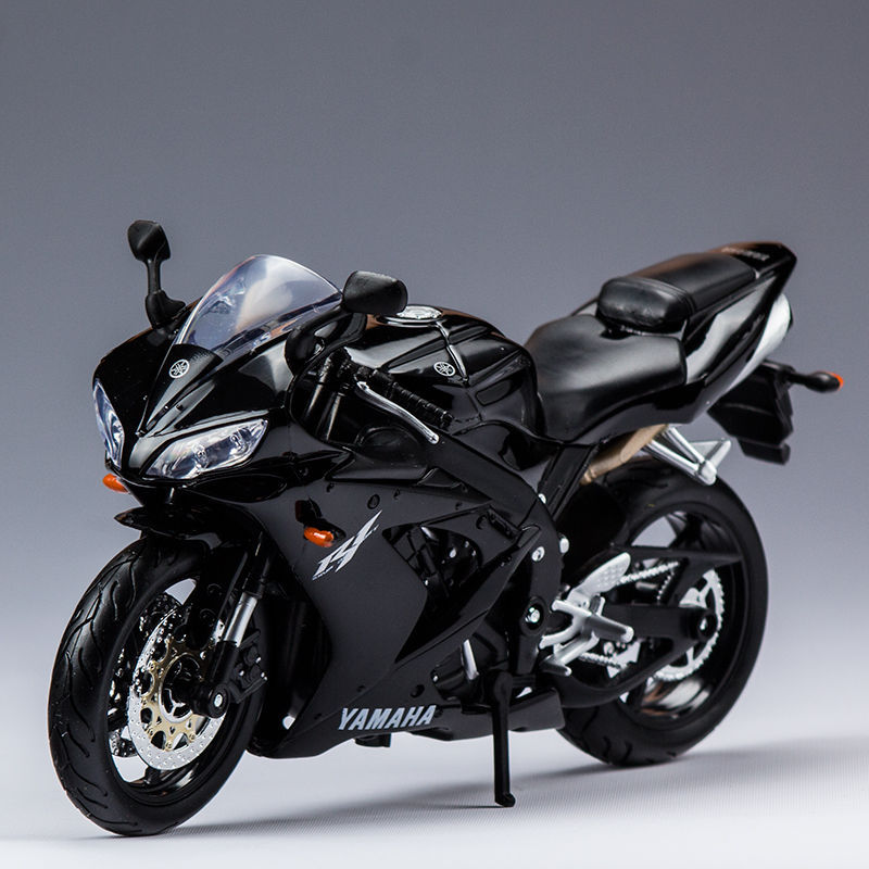 black motorcycle